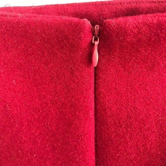 *4/$20* Red Pleated Mini Skirt - Picture 5 of 7